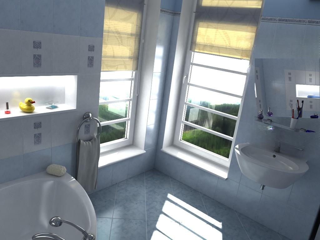 Edited bathroom scene.